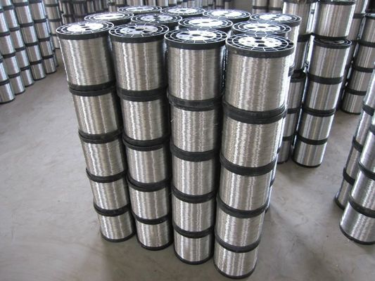 410 Welding Stainless Steel Wire , 6mm Galvanized Steel Wire Rope