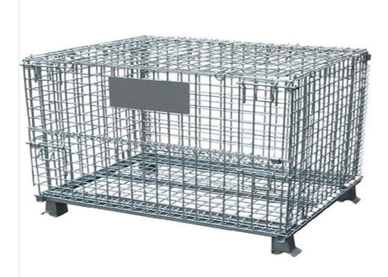 6mm Wire Mesh Container , 304 ss Warehouse Wire Container