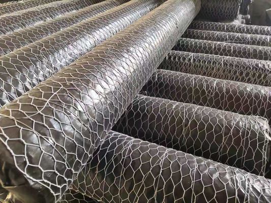 chicken Galvanized Hexagonal Wire Mesh , 1 inch Pvc Coated Hex Wire