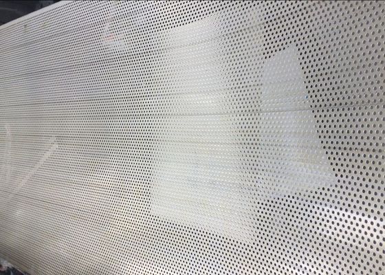 304 316 Micron Round Hole Decorative Punched 3mm Perforated Stainless Steel Sheet