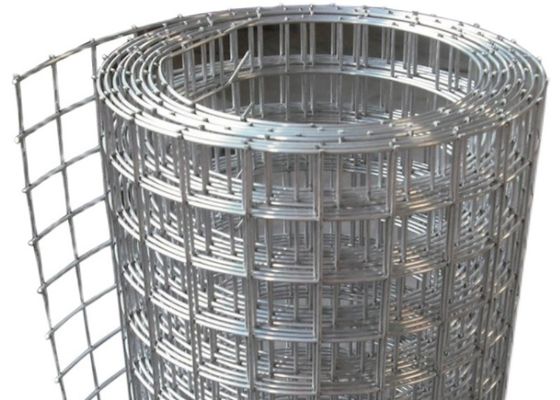 Food Grade Metal Silver 304 Stainless Steel Welded Wire Mesh 30x1.2m