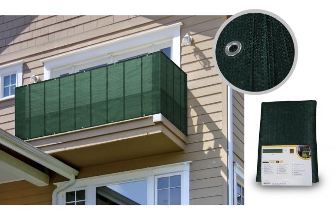 Отделка ветрила сети 0.9x5m тени Hdpe балкона УЛЬТРАФИОЛЕТОВАЯ 2