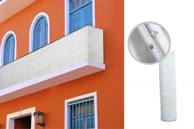 Отделка ветрила сети 0.9x5m тени Hdpe балкона УЛЬТРАФИОЛЕТОВАЯ 3