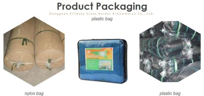 90% усиленная ткань тени парника Grommets для патио бассейна 4